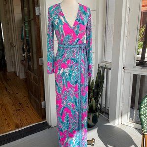 Marseilles Wrap Maxi Dress- Talk Story To Me